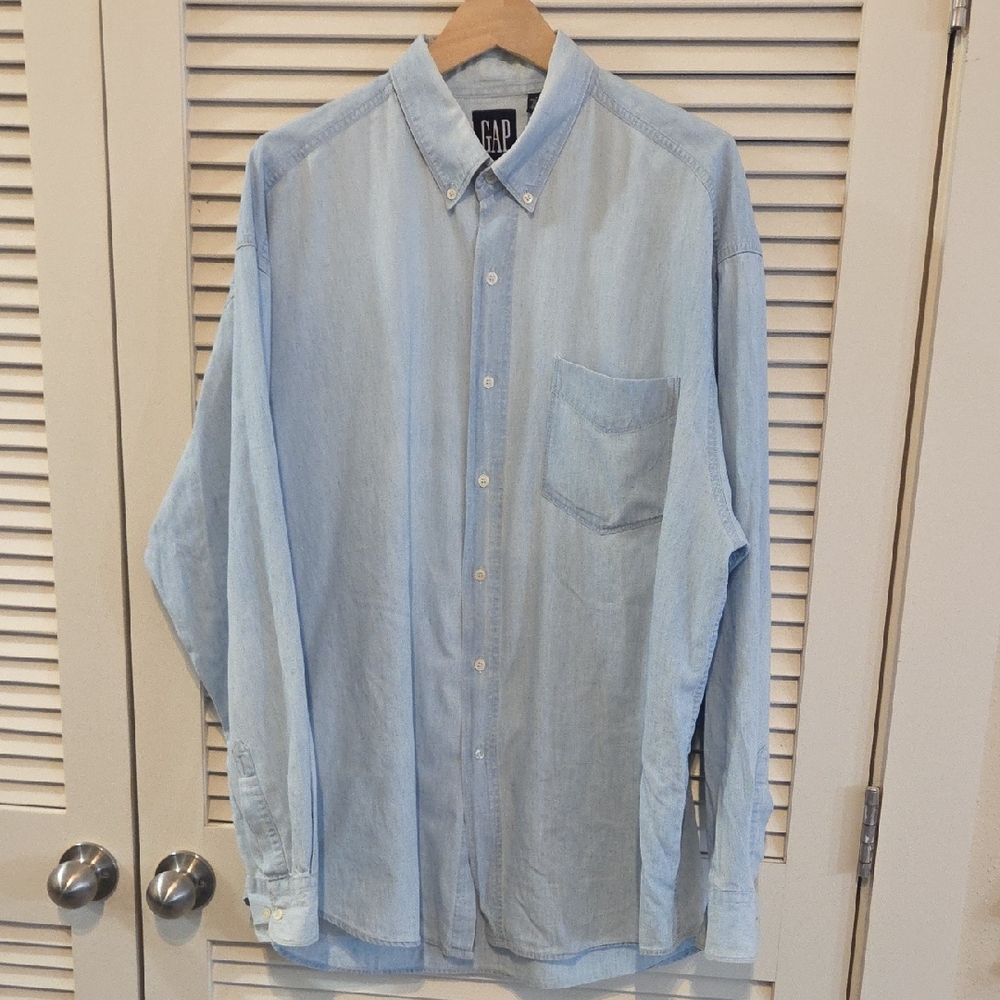 GAP Men’s Chambray Shirt – XXL